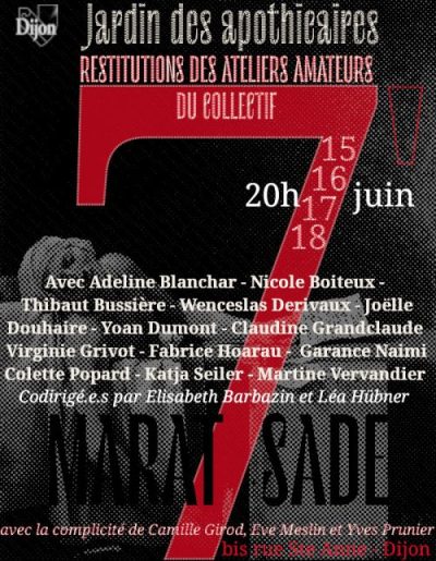 affiche Marat Sadeville de dijon 2